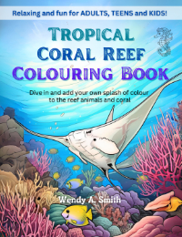 Coral Reef Colouring Book Cover